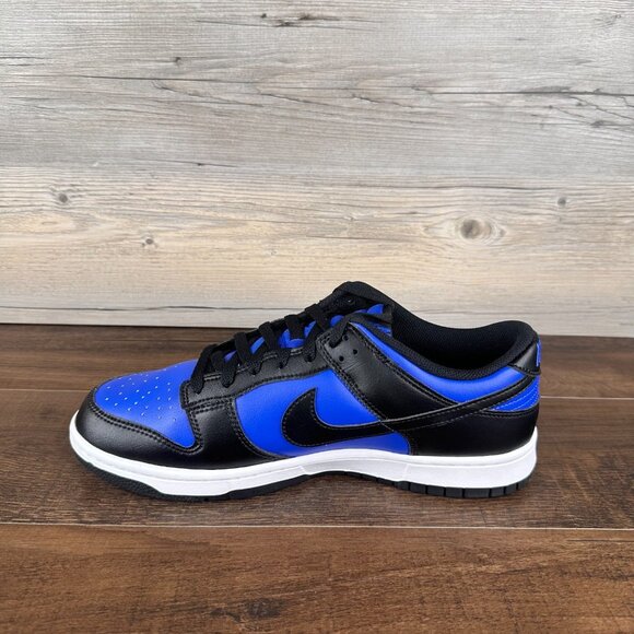 Nike Dunk Low Mens Size 11 Hyper Royal Black White HF5441 401 - Picture 7 of 9